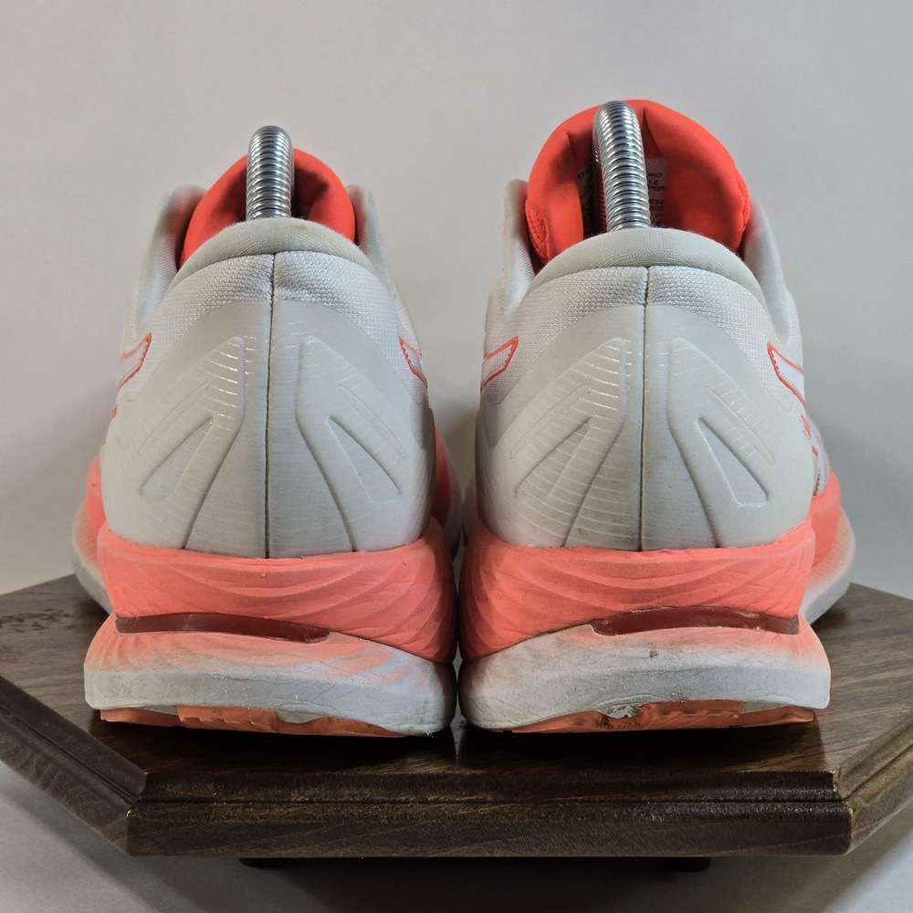 Asics GlideRide Tokyo Shoes Womens Size 9.5 White Pink Running Sneakers Road - Picture 6 of 10